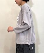 ラフィ天竺②　7分袖プリントT(NOTHING CHANGES)