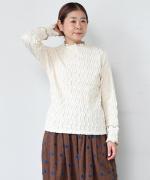 ストレッチシンカージャガード　ハイネックプルオーバー