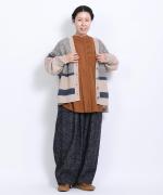 モヘア混ジャガード カーディガン