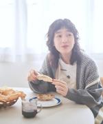モヘア混ジャガード カーディガン