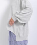 コットンカシミヤ　ビッグプルオーバー