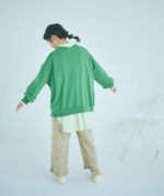 コットンカシミヤ　ビッグプルオーバー
