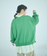 コットンカシミヤ　ビッグプルオーバー