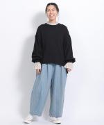 コットンカシミヤ　ビッグプルオーバー