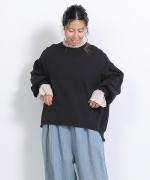 コットンカシミヤ　ビッグプルオーバー