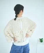 コットンラッセル　2wayカーディガン