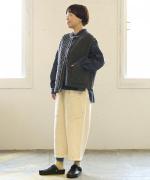 ミックスケーブルニット　2wayベスト