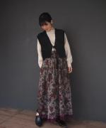 コットンクロシェ　2wayベスト