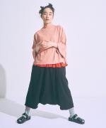 ランダムリブニット　ノースリーブプルオーバー