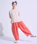 ランダムリブニット　ノースリーブプルオーバー