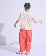 ランダムリブニット　ノースリーブプルオーバー