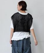 クロッシェニット　2wayベスト
