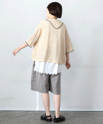 クロッシェニット　カーディガン