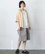 クロッシェニット　カーディガン