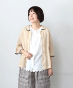 クロッシェニット　カーディガン