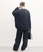 ドライポリエステル裏毛・高温高圧製品染め　ラグランスリーブプルオーバー