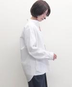 40/1オーガニックコットン・強撚ウェザー　カーブスシャツ
