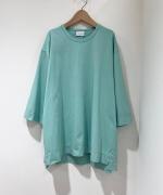 コットンポーラル天竺 クルーネックTシャツ