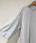 コットンポーラル天竺 クルーネックTシャツ