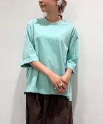 コットンポーラル天竺 クルーネックTシャツ