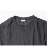 強撚割繊ポリエステルワッシャー　カタックウーブンTee