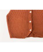 BUTTONED CROP VEST