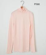 merino washable wool タートルネック