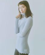 merino washable wool タートルネック
