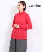 flow cotton silk タートルネック