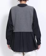 brushed stretch 2WAYボックスベスト