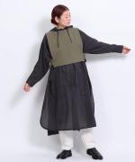 brushed stretch 2WAYボックスベスト