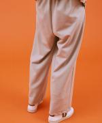 brushed stretch ラップパンツ