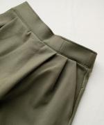 brushed stretch ラップパンツ