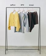 cloudy wool 2WAYロングベスト