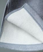 cloudy wool 2WAYロングベスト