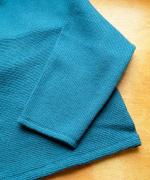 wool cotton rib 切り替えプルオーバー
