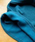 wool cotton rib 切り替えプルオーバー