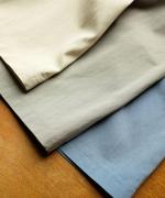 sheer satin タックハーフパンツ
