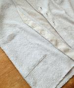 burbling polyester ノーカラージャケット