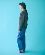 wool cotton rib ヘンリーネックプルオーバー