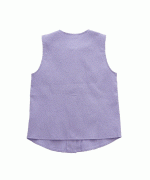 bumpy cotton  sleeveless vest