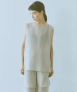 ripple silk mix  スリーブレスプルオーバー
