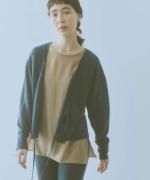 ripple silk mix  スリーブレスプルオーバー