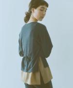 ripple silk mix  スリーブレスプルオーバー