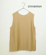 ripple silk mix  スリーブレスプルオーバー