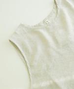 ripple silk mix  スリーブレスプルオーバー