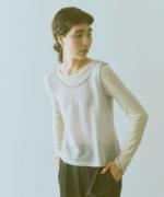wool lacy jacquard  2wayキャミベスト