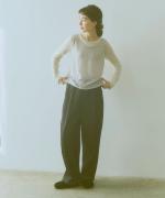 wool lacy jacquard  2wayキャミベスト