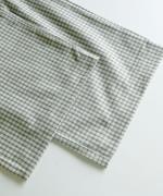 cotton viara mini check  2タックイージーパンツ