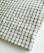 cotton viara mini check  2タックイージーパンツ